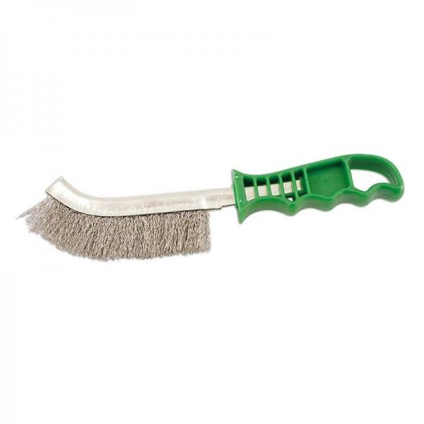 Abracs Plastic Handle Stainless Steel Brush Pk 4