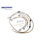 Britpart DA2409S Standard Length Stainless Steel Braided Brake Hose Kit for Range Rover P38 (1995-1996)