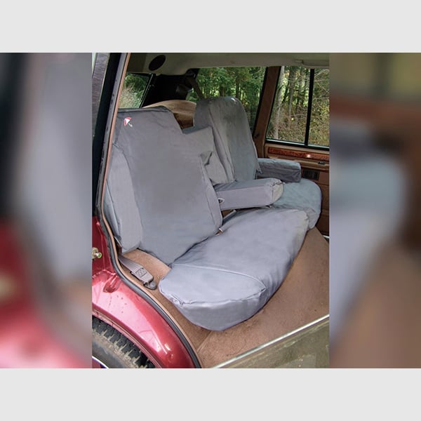 DA2804GREY - Range Rover Classic Rear Waterproof Grey Seat Covers 4 Door