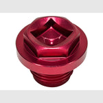 ERR4686RED-2 - Range Rover Classic Tdi Thermostat & Radiator Red Aluminium Bleed Screw Plug