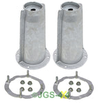 NRC6372GALVKIT-1 - Galvanised Front Shock Absorber Turrets & Securing Rings for Discovery 1