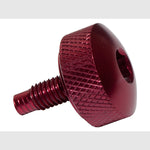 PYP10008RED-1 - Top Coolant Hose Bleed Screw Red Aluminium for Discovery 2 Td5