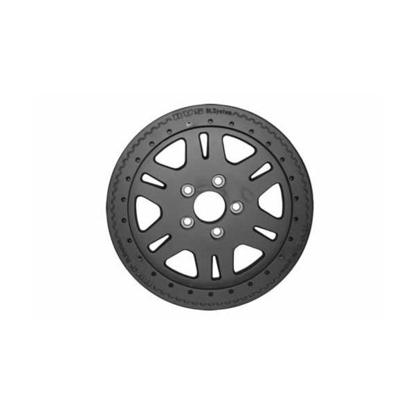 TF106 - Black RVS alloy bead lock wheel 7x16 for Discovery 2 inc. wheel nuts