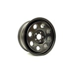 TF152 - Black modular 18x8 steel wheel for D3/D4/RRS/L322 with nuts