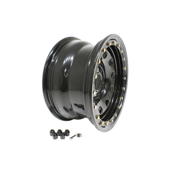 TF163 - Imitation Beadlock Steel Wheel - 8x16 ET25 - Land Rover Discovery 2 & Range Rover P38 by Terrafirma