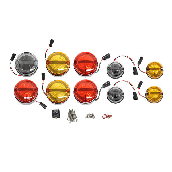 95Mm Coloured Halo & Bar Led Light Kit
