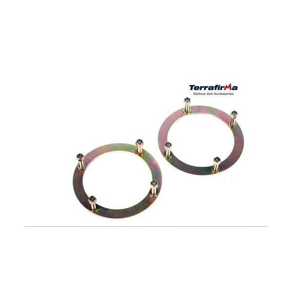 TF502 - Pair of front shock turret securing rings for DEF/D1/RRC