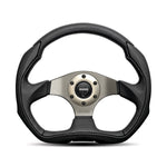 LAND ROVER DEFENDER MOMO EAGLE STEERING WHEEL - BLACK LEATHER