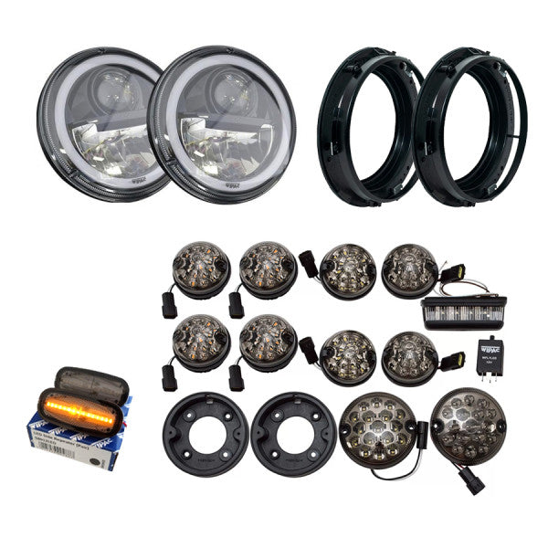Land Rover Defender Ultimate Wipac LED Light Package - Colour Full