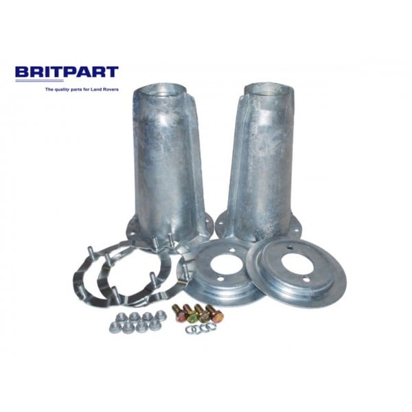 Front Shock Mount Turret Set Galvanised DA1186 - Superior Durability for Defender & Discovery 1