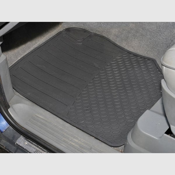 DA4430 - Range Rover P38 Front Rubber Floor Mat Set Black RHD
