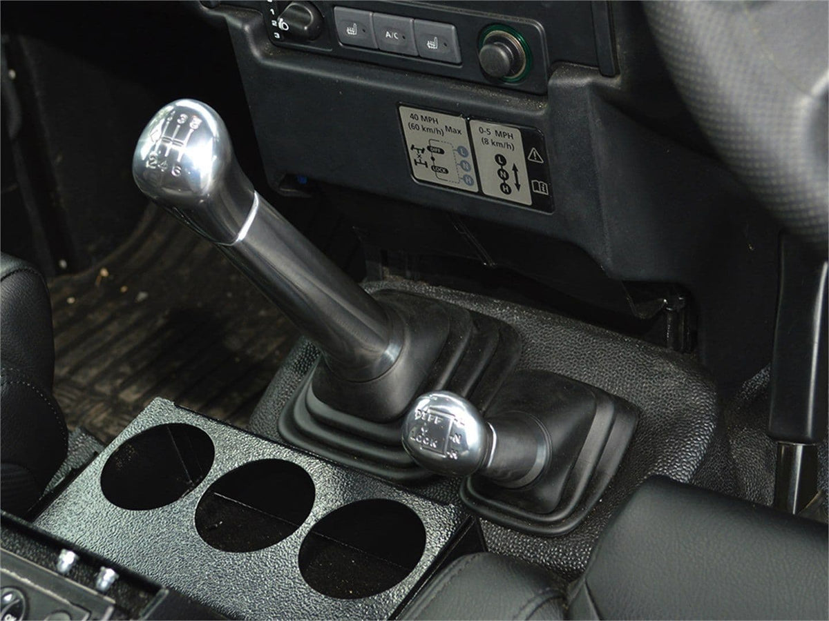 Defender Polished Alloy Gear Lever Set Puma 2007 Onwards - TF5051