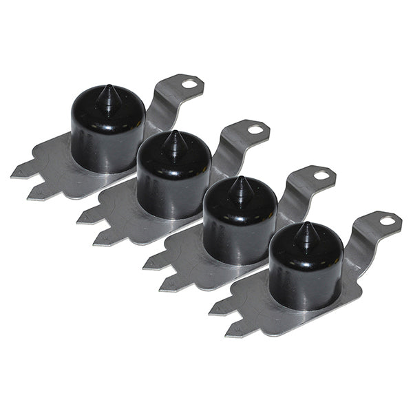 DC7112 - Discovery 2 Polyurethane Standard Height Front & Rear Bump Stops Black