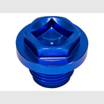 ERR4686BLUE-2 - Range Rover Classic Tdi Thermostat & Radiator Blue Aluminium Bleed Screw Plug