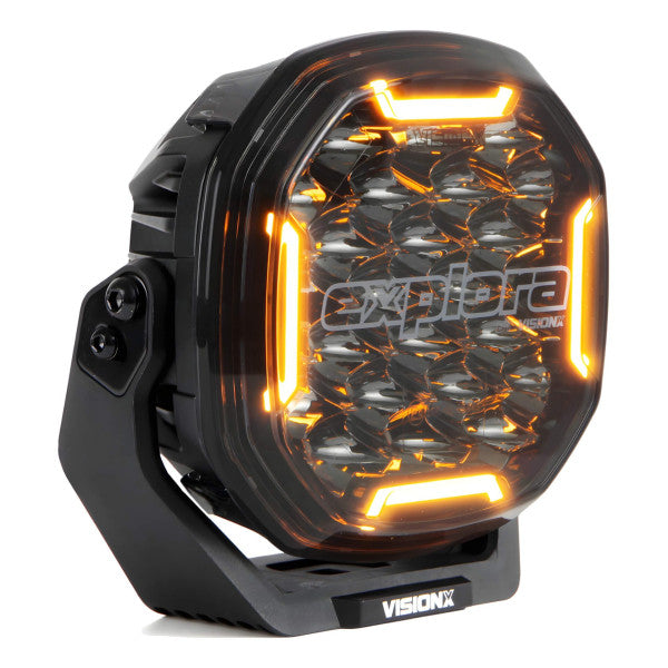 Explora By Vision X 7" 120w E-boost Dual-DRL Driving Light E-marked