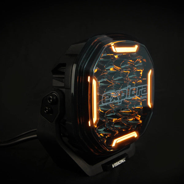 Explora By Vision X 7" 120w E-boost Dual-DRL Driving Light E-marked