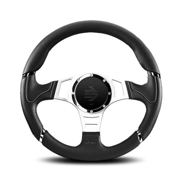 LAND ROVER DEFENDER MOMO MILLENIUM SPORT STEERING WHEEL - GREY