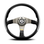 LAND ROVER DEFENDER MOMO TUNER STEERING WHEEL - SILVER