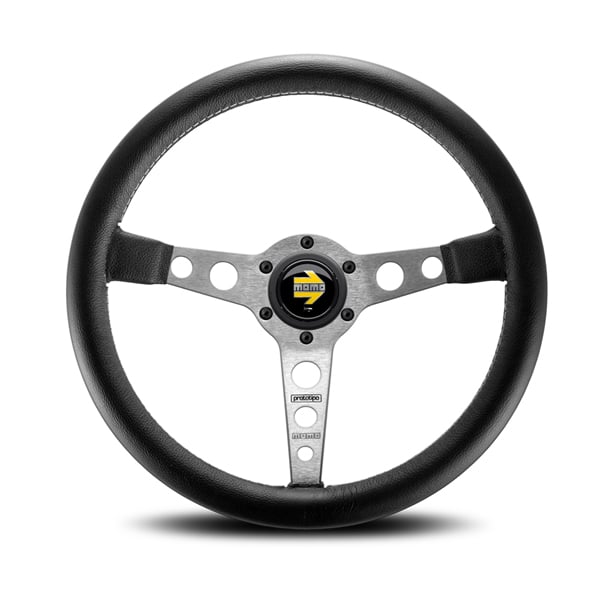 LAND ROVER DEFENDER MOMO PROTOTIPO SILVER SPOKE STEERING WHEEL