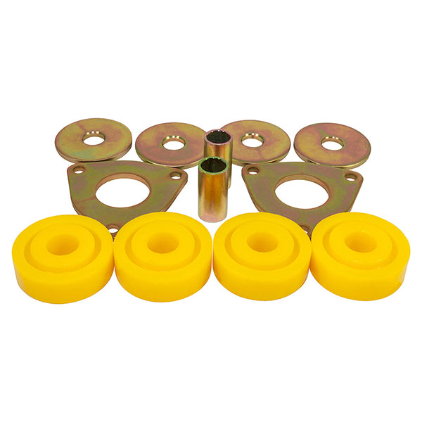 STC618PY-YELLOW - Discovery 1 & Defender Polyurethane Rear Mounting Lower Link Bush Set