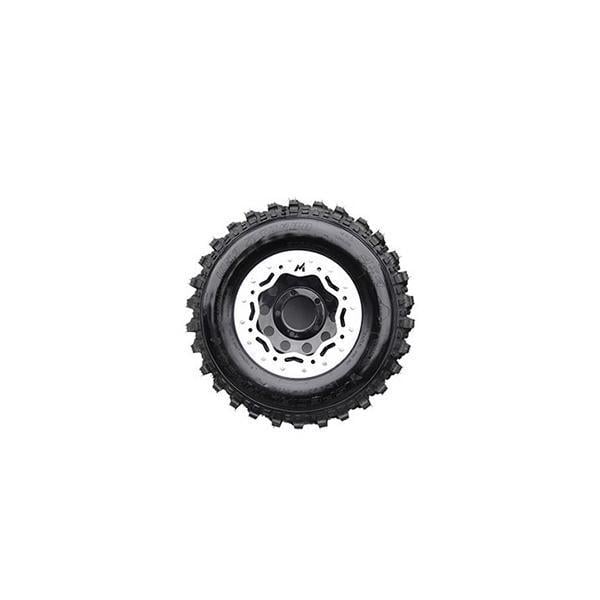 TF112 - Black modular 7x16 steel wheel for DEF/D1/RRC