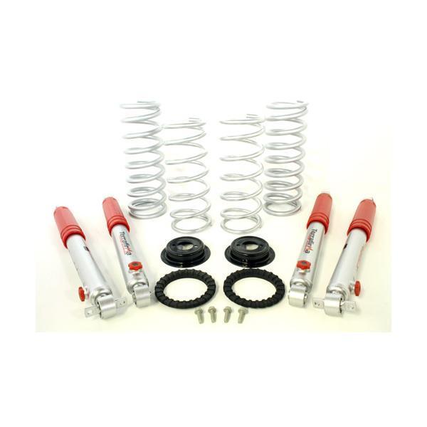 TF260 - 2" lift heavy load air to coil conv kit with +3" 4 Stg Adj shocks Discovery 2