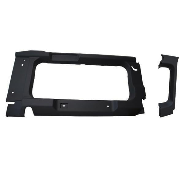 TF2730 - Black interior rear side panels with window cut outs Defender 90
