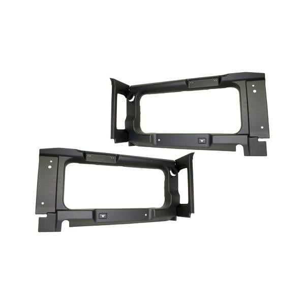 TF2730 - Black interior rear side panels with window cut outs Defender 90