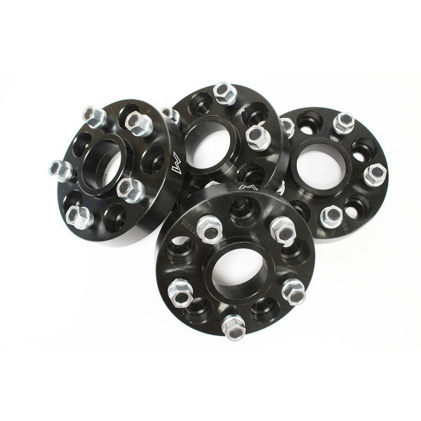 TF302B - 30mm black alloy wheel spacer set for Discovery 2