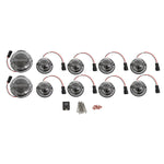 73Mm Clear Halo & Bar Led Light Kit