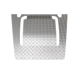 Bonnet Cheq Plate - Silver - Def 07 On