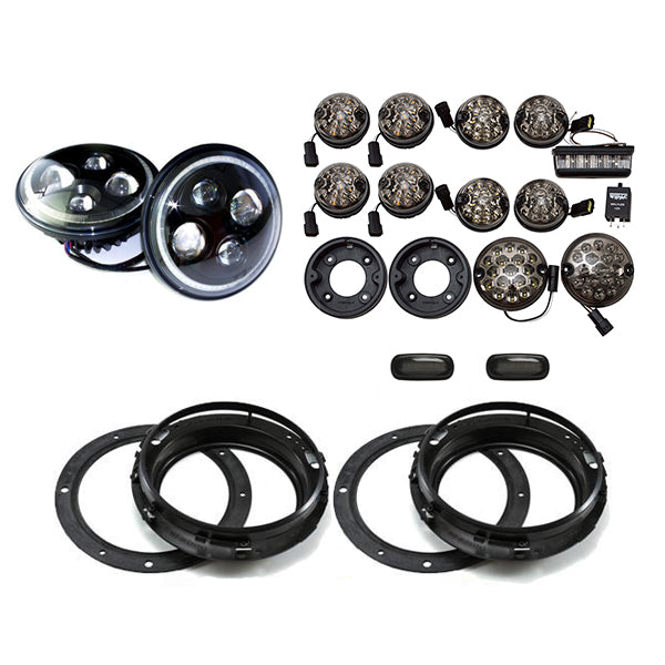 Land Rover Defender Osram LED Light Package - Smoked Full (RHD/LHD)