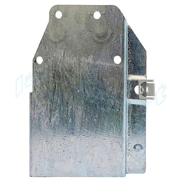 WJU500280GALV - Galvanised Fuel Filter Rear Shield for Defender Puma 2.4 & 2.2 TDCi (2007-2016)