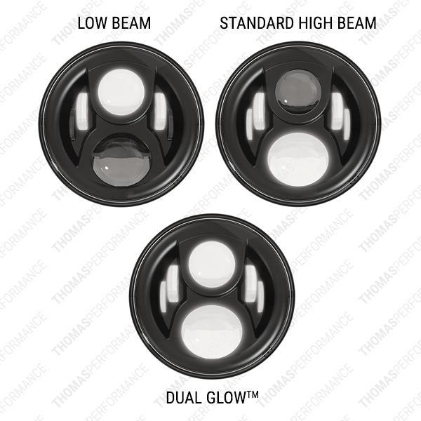 Land Rover Defender LED EVO Headlights with DRL