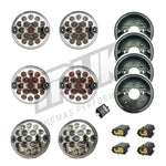 Land Rover Defender WIPAC LED Rear Light Kit - Clear (95mm)