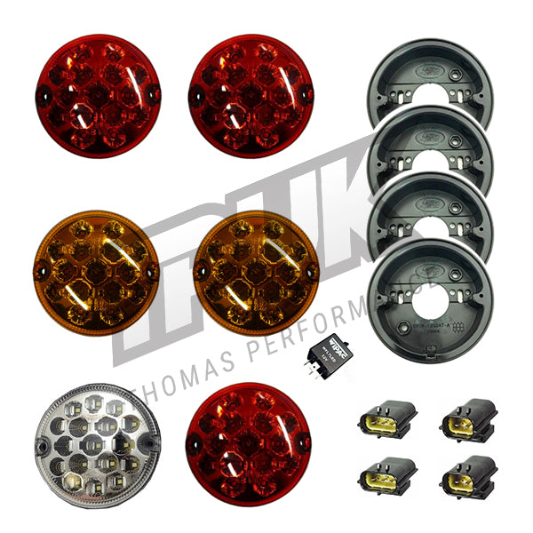 Land Rover Defender WIPAC LED Rear Light Kit - Colour (95mm)